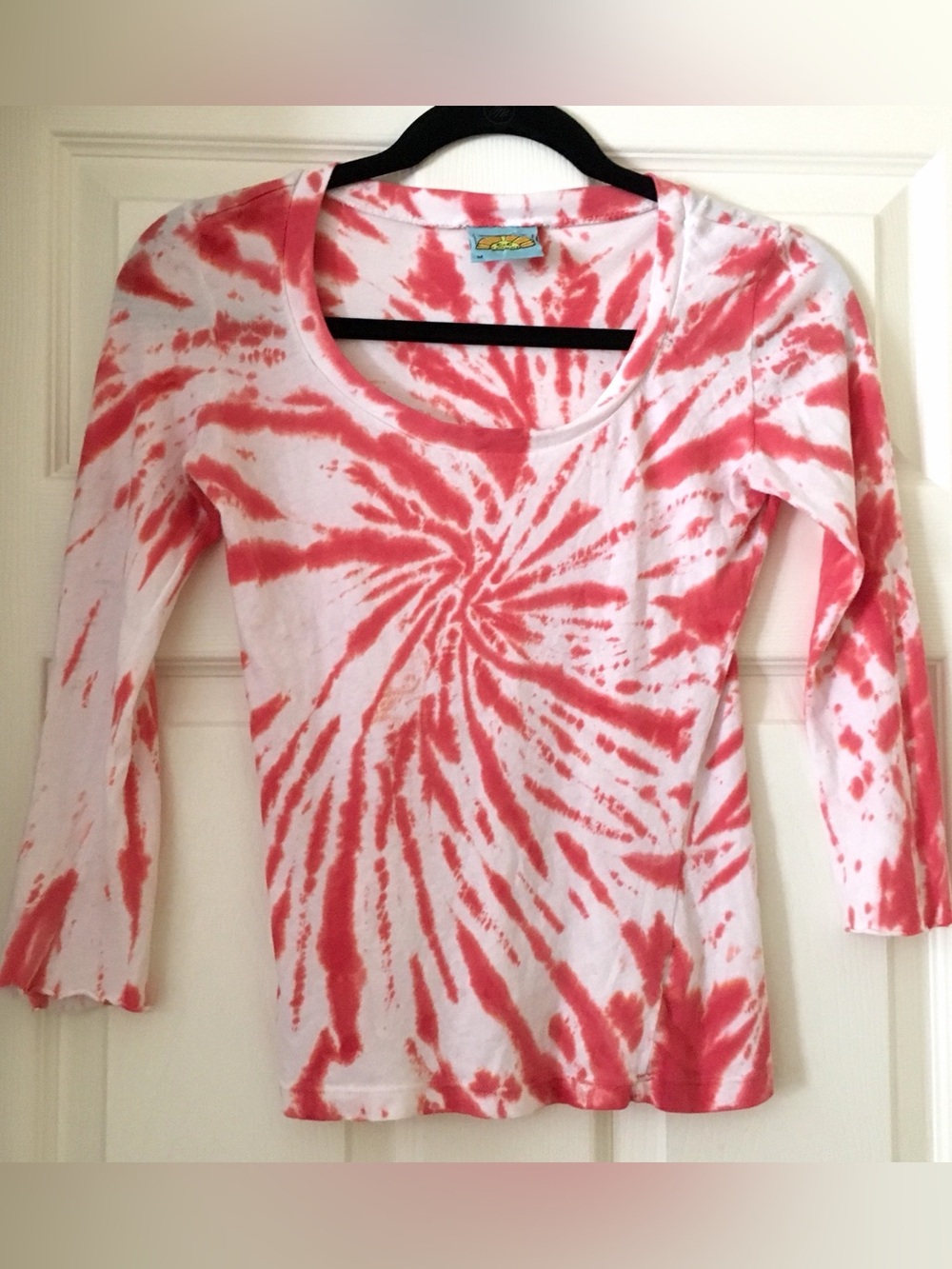 C&C California Tie Dye Sleeve Scoop Top